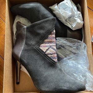 New from Anthropologie Etnia boots size 40 gray
